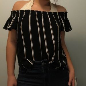 Kendall and Kylie Off the Shoulder Top